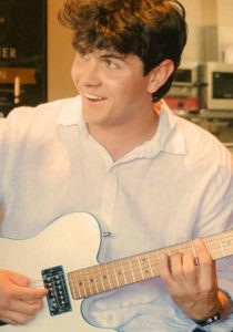 Alex, double bass, bass guitar, electric guitar, acoustic guitar, ableton, music production, and music theory teacher